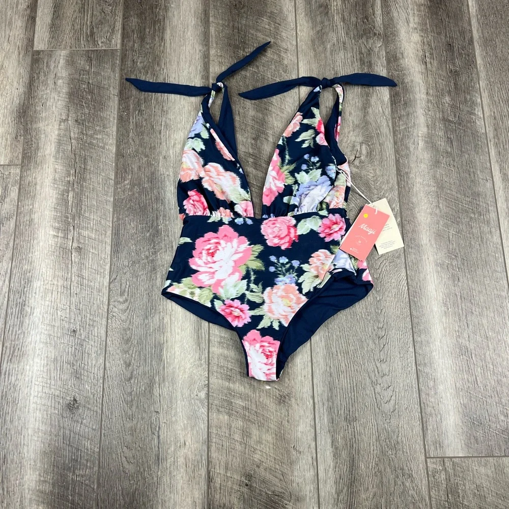 Maaji Navy Reversible One‎ Piece Swimsuit
